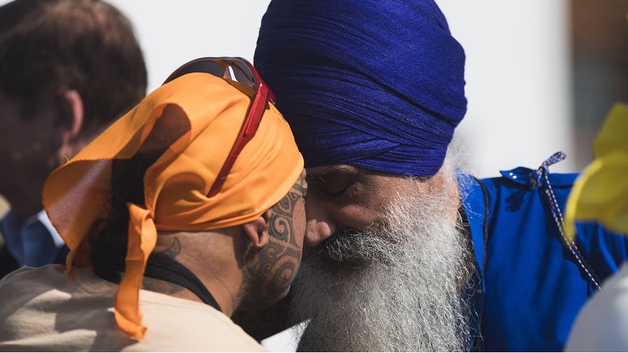 South Auckland's Sikh community hosted Ngāti Ngararanui from Rotorua at Takanini gurdwara in March 2026. (RNZ/Blessen Tom)