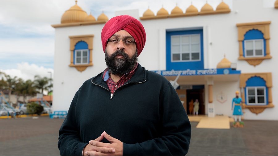 Dr Harpreet Singh’s family has called New Zealand home for more than a century. (RNZ/Cole Eastham-Farrelly)