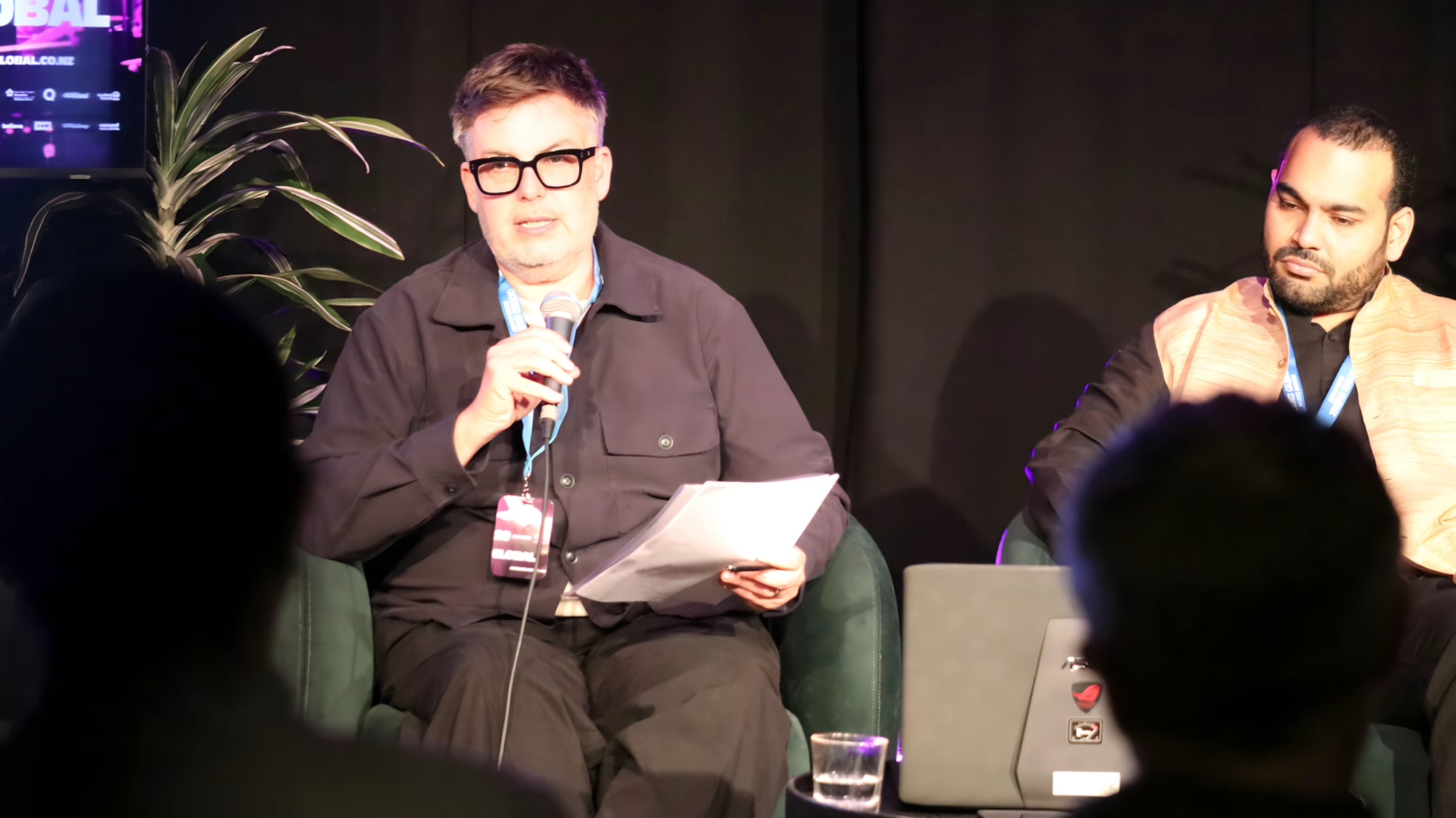Craig Cooper, Director for the Arts Programme of the Asia New Zealand Foundation, led the panel on opportunities in India at Going Global 2026 in Auckland on August 28. (Carla Teng-Westergaard/AMC)