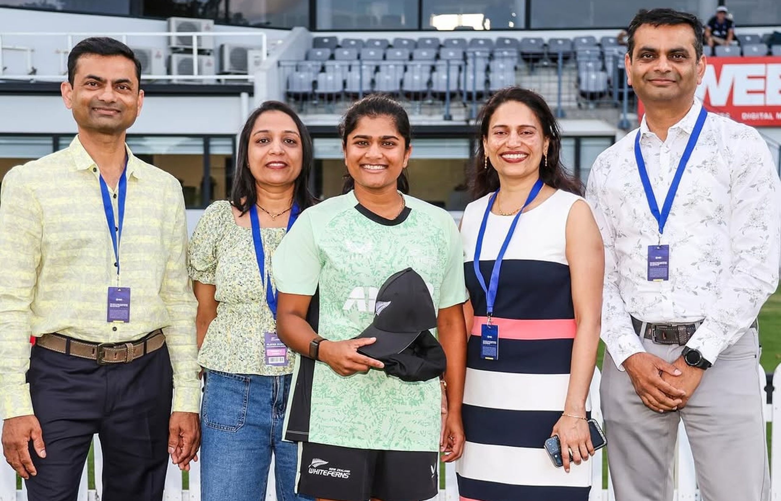 Nensi Patel makes history as first Indian-born White Ferns