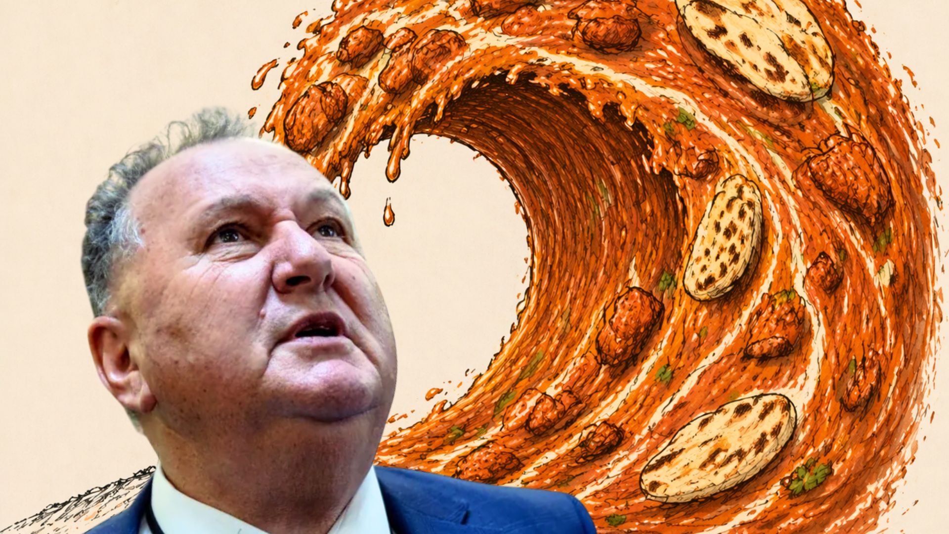 Faking news: Butter chicken tsunami is coming. Shane Jones will have naan of it.