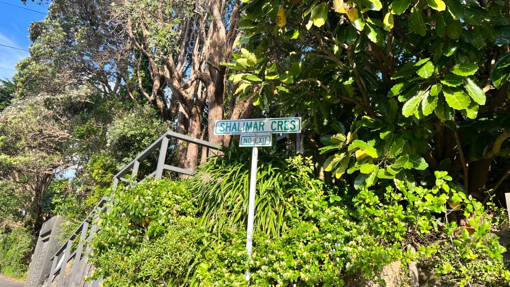 A street sign reading 