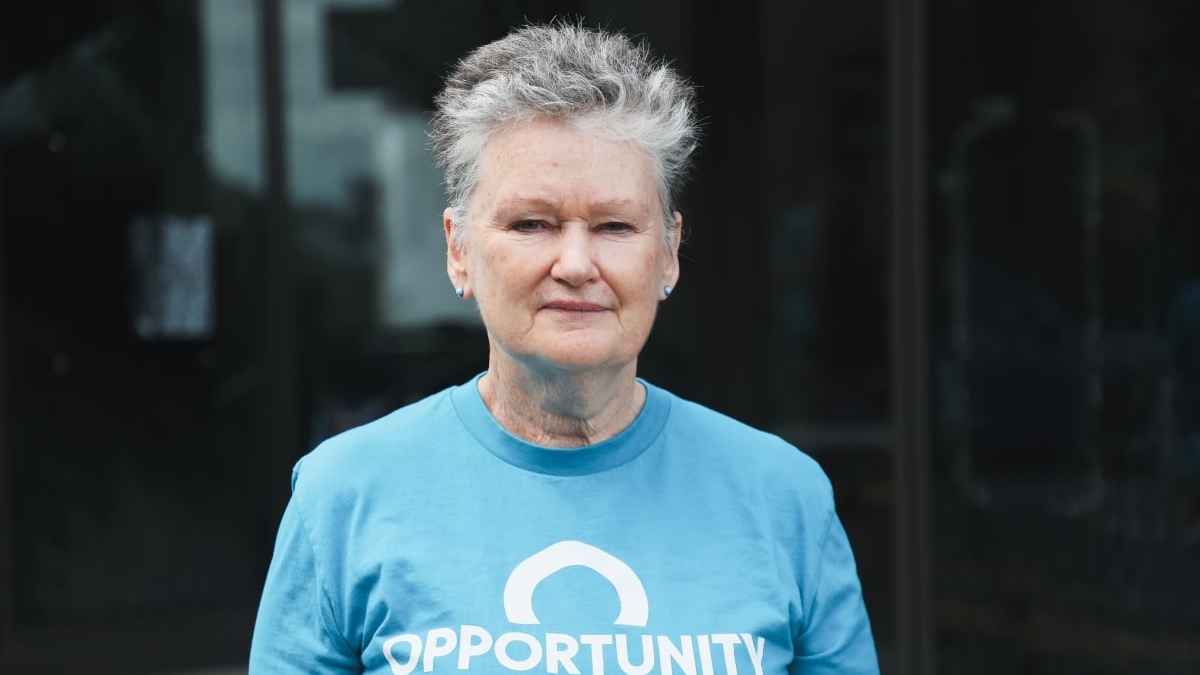 West Auckland resident Jade Reidy is a volunteer for the Opportunity Party. (RNZ/Blessen Tom)